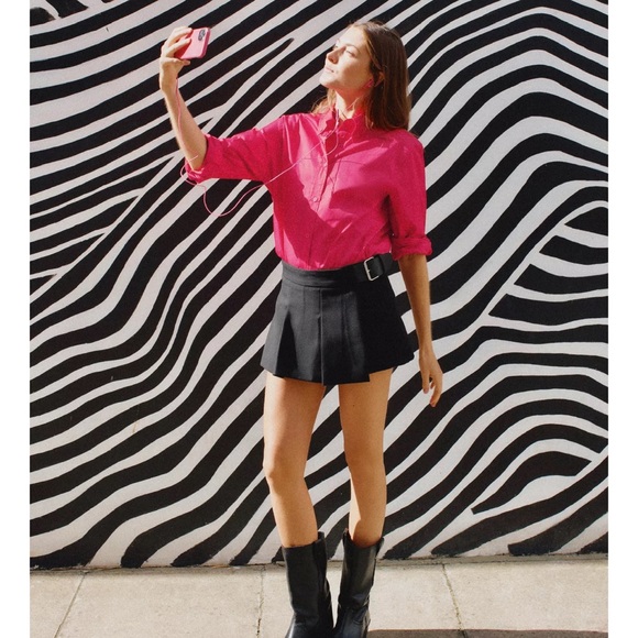 Zara Tops - Zara Poplin Shirt